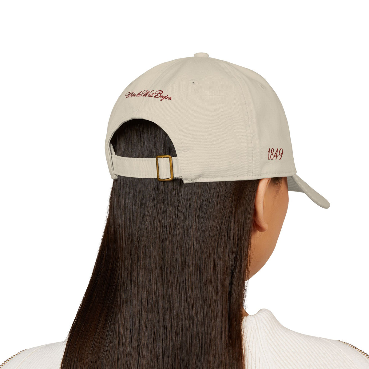 Fort Worth Embroidered Baseball Cap — 'Where it West Begins' Organic Cotton