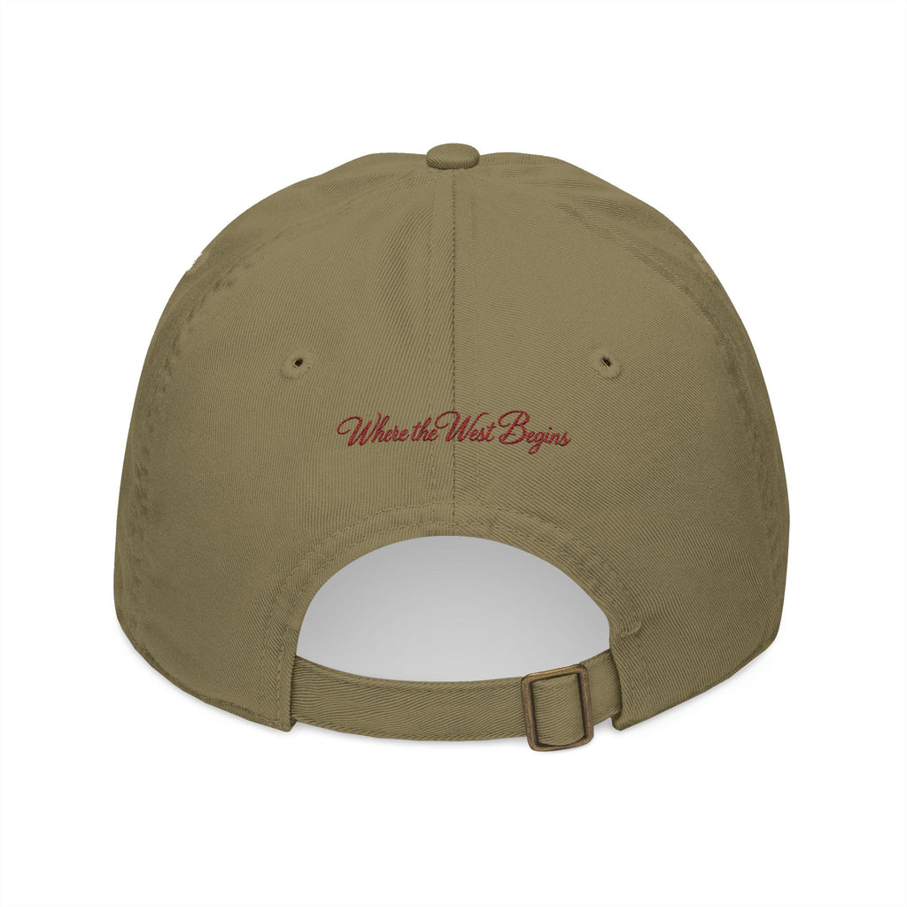 Fort Worth Embroidered Baseball Cap — 'Where it West Begins' Organic Cotton