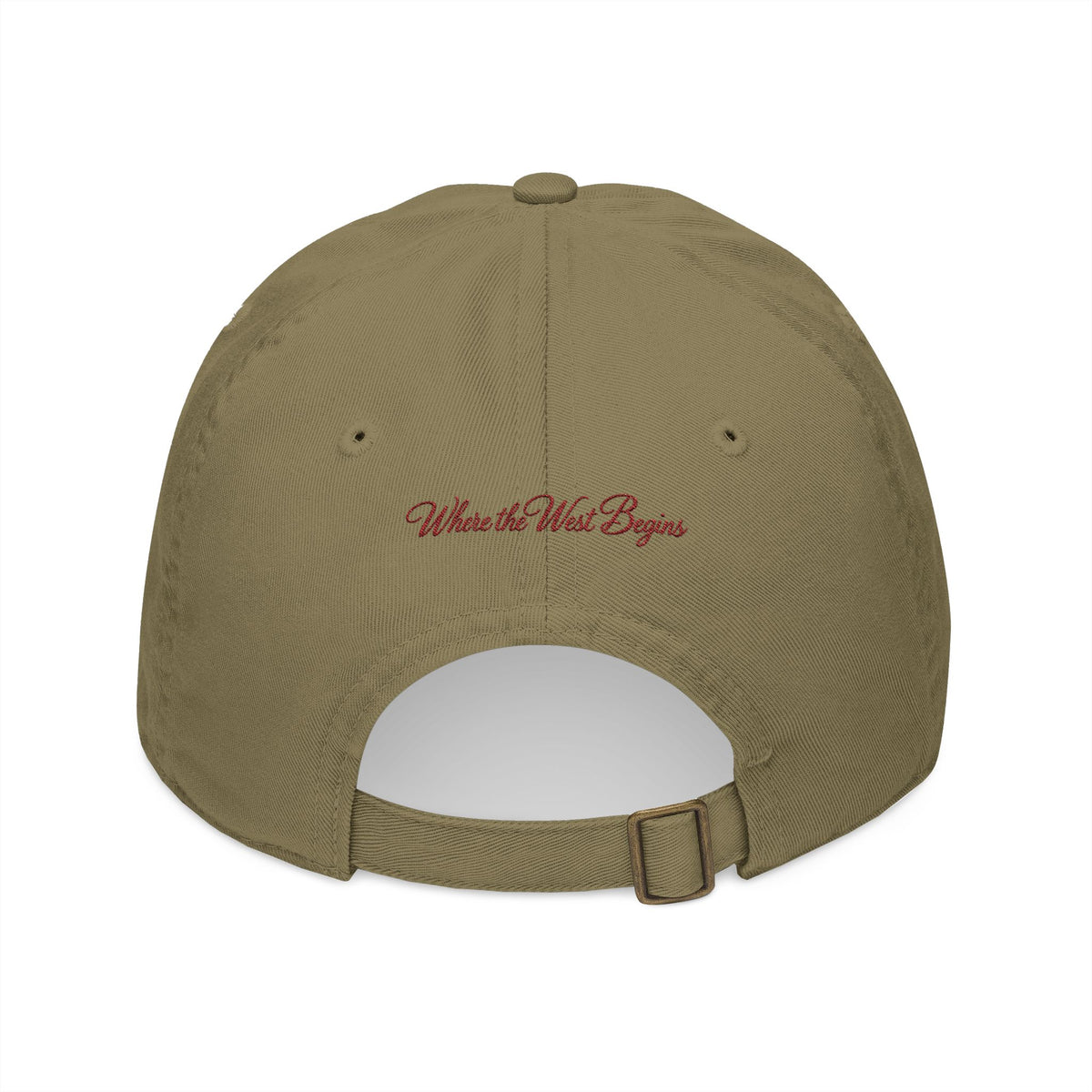 Fort Worth Embroidered Baseball Cap — 'Where it West Begins' Organic Cotton